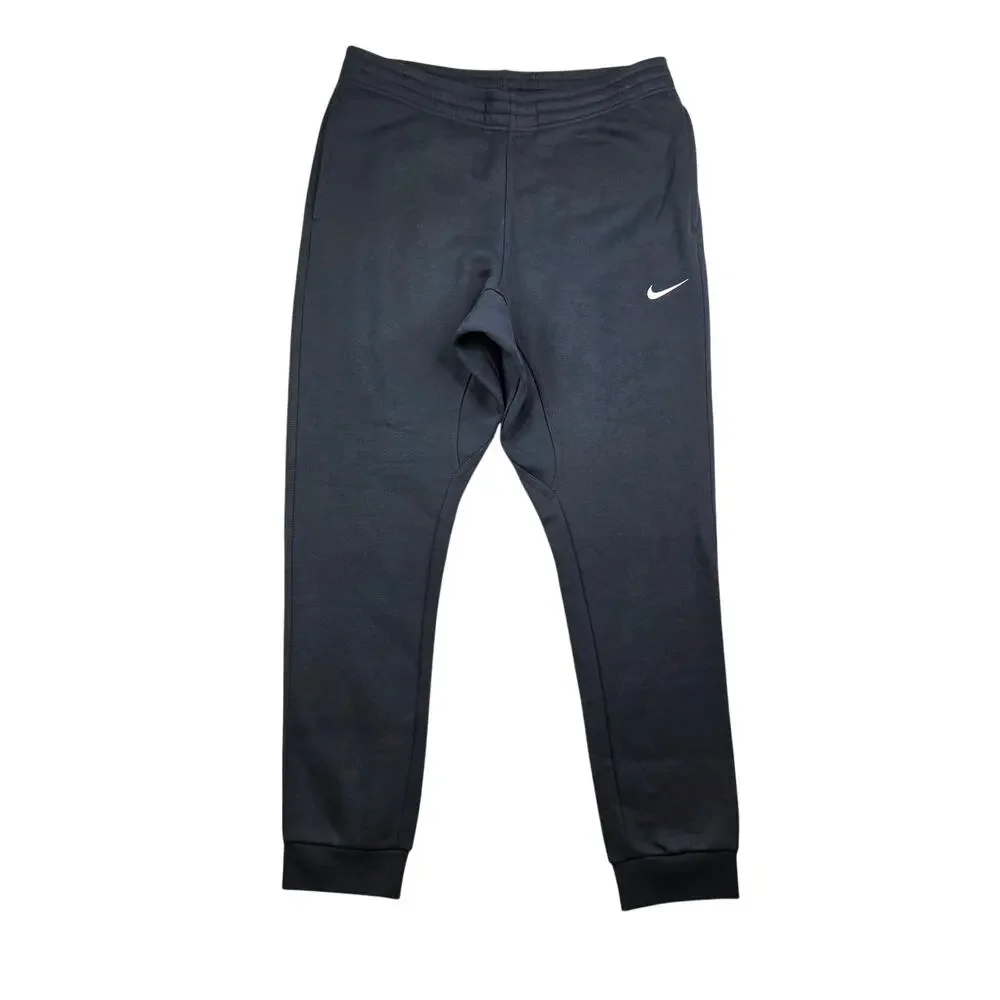 NIKE Men's Large Joggers Fleece Tapered Sweatpants NWT Black Athletic Athleisure